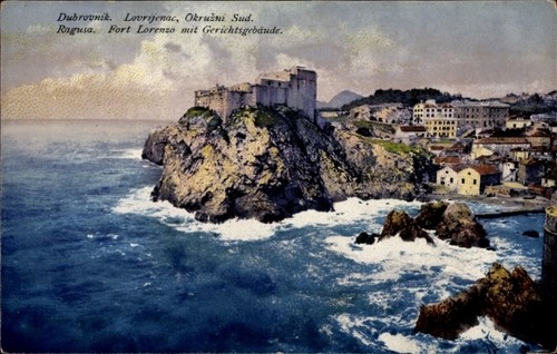 Cartolina dubrovnik croazia - cartolina,