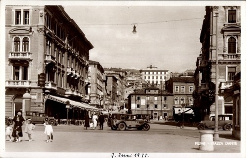 Cartolina fiume croazia - fiume,