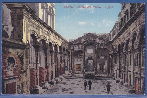 Cartolina epoca hrvatska - d'epoca,