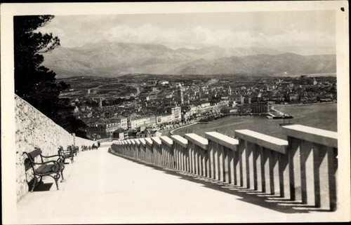 Cartolina spalato croazia - spalato, croazia,