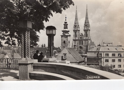 Cartolina postale zagabria - postale, /
