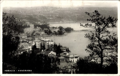 Cartolina opatija abbazia - cartolina,