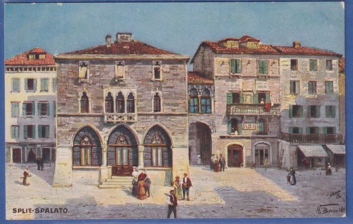 Cartolina epoca hrvatska - cartolina, d'epoca