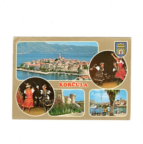 Cartolina postale korcula - postale, /