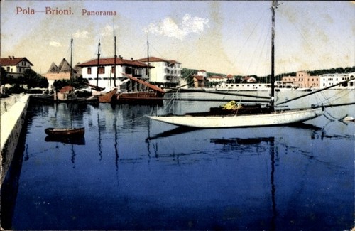 Cartolina brioni pola - cartolina,