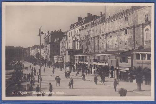 Cartolina epoca hrvatska - cartolina, d'epoca