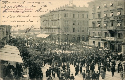 Cartolina fiume croazia - cartolina,