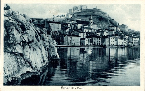 Cartolina saluti sibenik - cartolina,