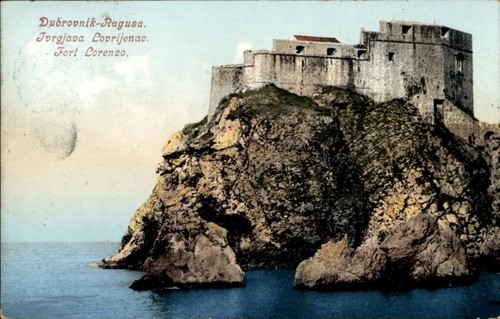 Cartolina dubrovnik croazia - dubrovnik,