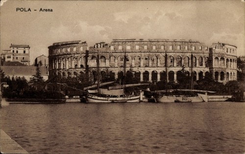 Cartolina pola - cartolina, croazia