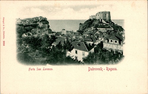 Cartolina saluti dubrovnik - cartolina,