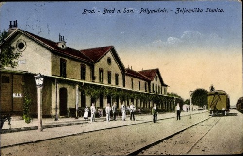 Cartolina slavonski brod - slavonski,