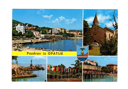 Cartolina postale opatija - cartolina,