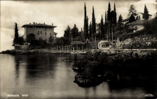 Cartolina opatija abbazia - opatija,
