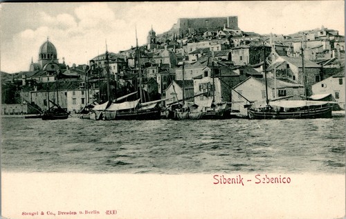 Cartolina saluti sibenik - cartolina,