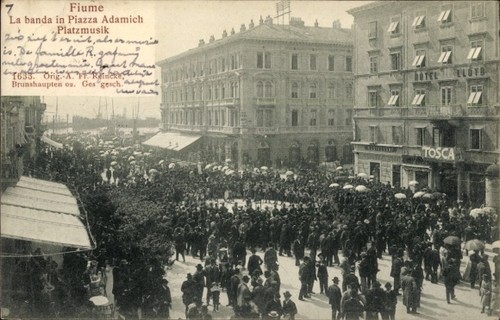 Cartolina fiume croazia - cartolina,