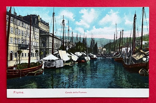 Cartolina fiume croazia - cartolina, in