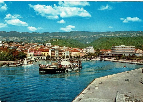 Cartolina crikvenica croazia - cartolina,