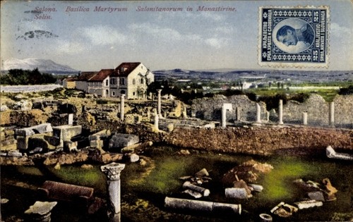 Cartolina solin salona - cartolina,