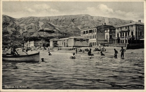 Cartolina baška croazia - baška,