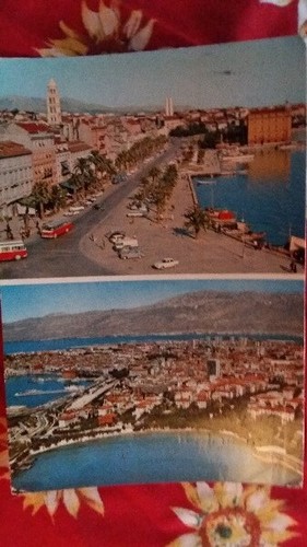 Cartolina spalato croazia - cartolina,, spalato,