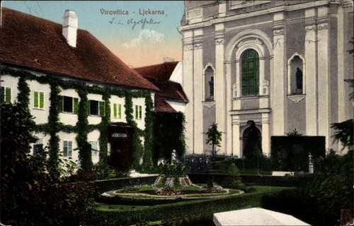 Cartolina virovitica croazia - cartolina,
