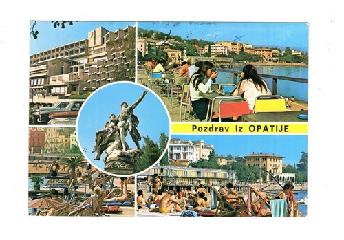 Cartolina postale opatija - cartolina,