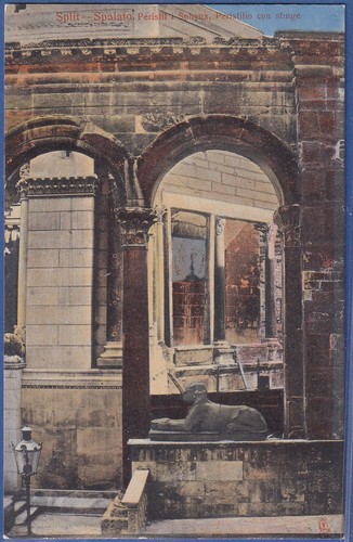 Cartolina epoca hrvatska - cartolina, d'epoca