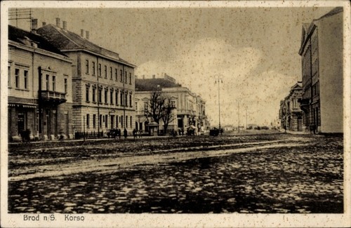 Cartolina slavonski brod - slavonski,