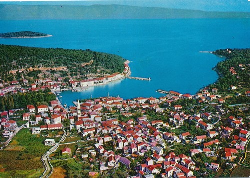 Vecchia cartolina jelsa - vecchia,