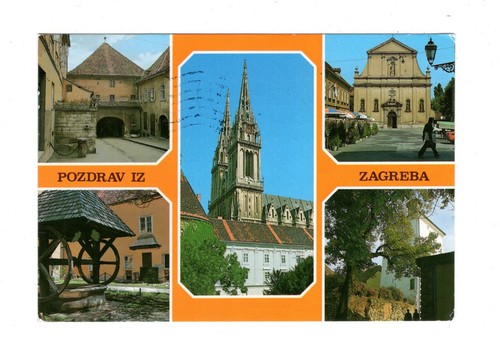 Cartolina zagabria croazia - cartolina, /