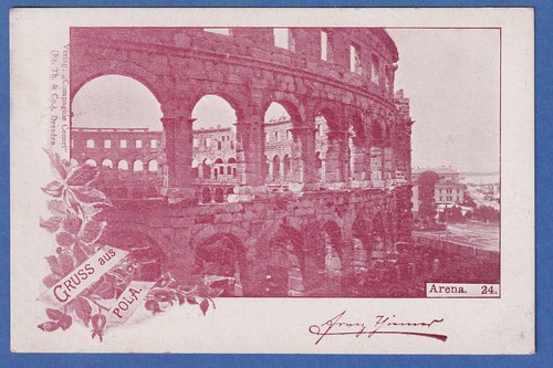 Cartolina epoca hrvatska - cartolina, d'epoca
