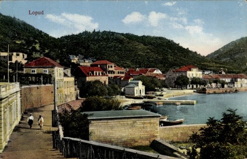 Cartolina isola lopud - cartolina,