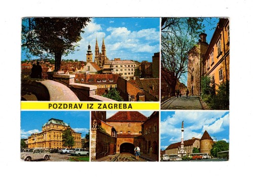 Cartolina zagabria croazia - zagabria, /