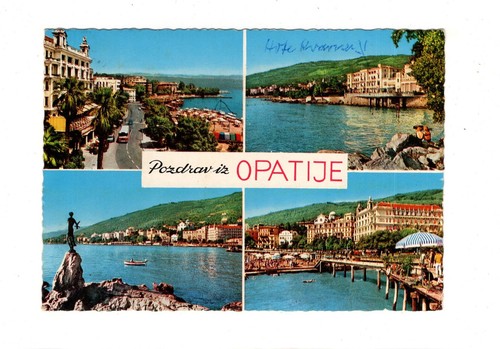 Cartolina postale opatija - opatija, /