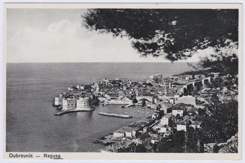 Cartolina postale dubrovnik - cartolina,