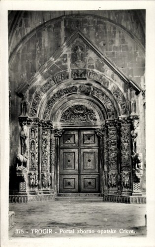 Cartolina trogir croazia - cartolina,