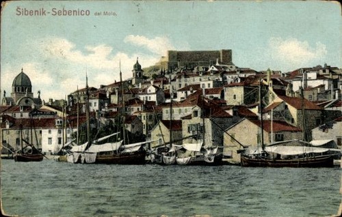 Cartolina sebenico - cartolina,